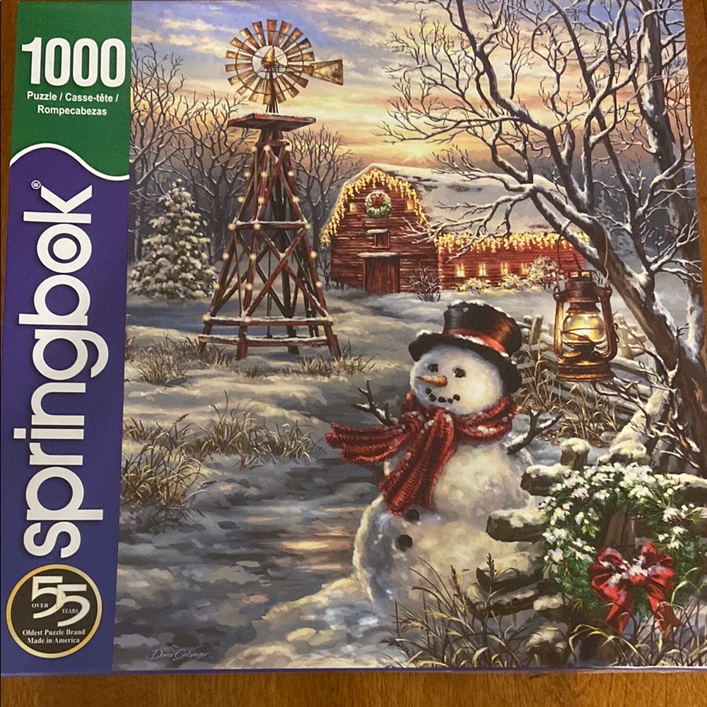 Springbok Winter Wonderland 1000-Piece Puzzle